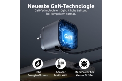 Intenso Compact Fast Charger 65W USB-C/USB-A Black