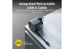 Intenso Compact Fast Charger 65W USB-C/USB-A Black
