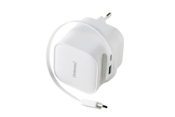 Intenso Compact Fast Charger 65W USB-C/USB-A White
