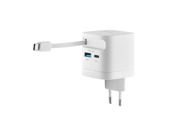 Intenso Compact Fast Charger 65W USB-C/USB-A White