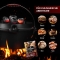 Gusskönig Eingebrannter Dutch Oven Set 9L ohne Füße