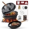 Gusskönig Eingebrannter Dutch Oven Set 12L ohne Füße