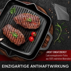 Gusskönig Eingebrannte Grillpfanne 30cm