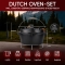 Gusskönig Klassisch Dutch Oven Set 9 L ohne Füße