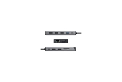 Alogic Dockingstation USB-C 12 in 1 Dual Display Mini DV3