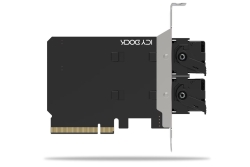 IcyDock Adapter 2x M.2 NVMe to PCIe 4.0 x8 card bifurcation