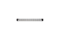 LANBERG 19 Patchpanel Blank 1U 48-Port FTP für Keystone sw