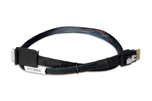 IcyDock Kabel SlimSAS 4i to OCulink 4i Cable, PCLe 4.0, 0.5M