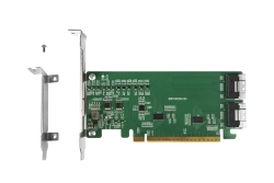 IcyDock Adapter 2x SlimSAS 8i to PCIe Adapter with Redriver