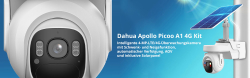 DAHUA Apollo Picoo A1 4G Überwachungskamera+Solar