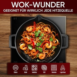 Gusskönig Eingebrannte Wokpfanne 36cm Var.2