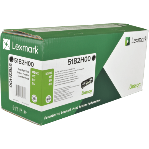 Lexmark Toner 51B2H00 schwarz