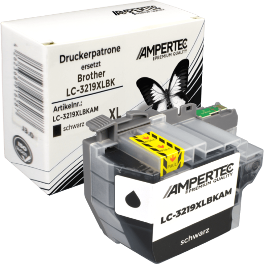 Ampertec Tinte kompatibel mit Brother LC-3219XLBK schwarz
