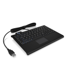 KeySonic Super-Mini-TAS Touchpad,B-light,BK, KSK-3210ELU(UK)