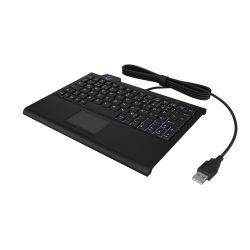 KeySonic Super-Mini-TAS Touchpad,B-light,BK, KSK-3210ELU(UK)