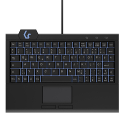 KeySonic Super-Mini-TAS Touchpad,B-light,BK, KSK-3210ELU(UK)