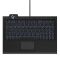 KeySonic Super-Mini-TAS Touchpad,B-light,BK, KSK-3210ELU(UK)