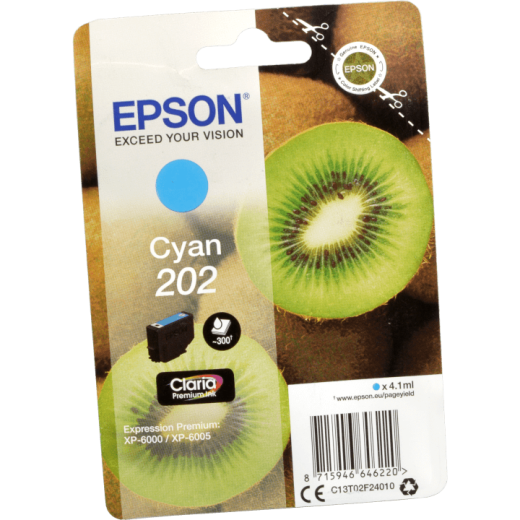 Epson Tinte C13T02F240 cyan 202