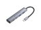 CONCEPTRONIC 4-1 Dock USB-C->2xUSB-C/2xUSB-A/100WPD gr