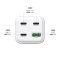 MediaRange Ladestation 100W 4-Port 1xUSB-A/3xUSB-C GaN, weiß