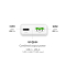 MediaRange Ladegerät 30W 2-Port 1x USB-A/1x USB-C GaN, weiß