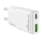 MediaRange Ladegerät 30W 2-Port 1x USB-A/1x USB-C GaN, weiß