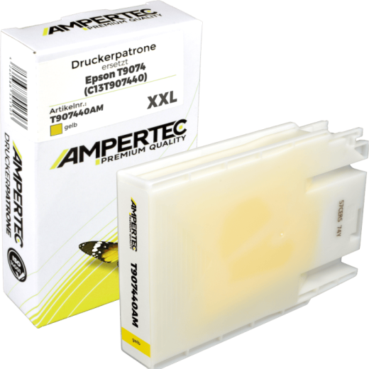 Ampertec Tinte ersetzt Epson C13T907440 yellow