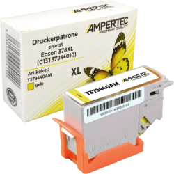 Ampertec Tinte ersetzt Epson C13T37944010 378XL yellow