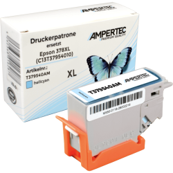 Ampertec Tinte ersetzt Epson C13T37954010 378XL light cyan