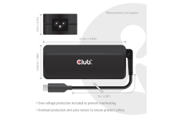 Club3D Laptop-Ladegerät USB-C PD3.1 140W, GaN retail