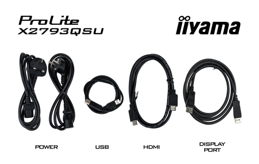IIYAMA 68.6cm (27) X2793QSU-B1 16:9 HDMI+DP+2xUSB IPS