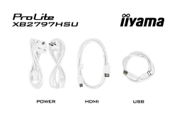 IIYAMA 68.6cm (27) XB2797HSU-W1 16:9 HDMI+DP+2xUSB-C IPS