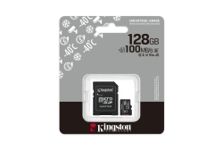 SD MicroSD Card 128GB Kingston SDHC (Class10) w.A retail