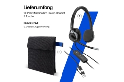 Poly Mission 625 Stereo Teams USB-C/A