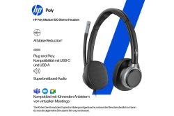 Poly Mission 615 Mono Teams USB-C/A bulk