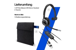 Poly Mission 625 Stereo Teams USB-C/A bulk