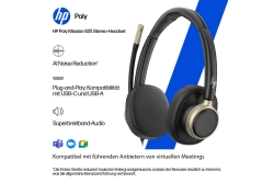 Poly Mission 825 Stereo Teams USB-C/A