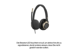 Poly Mission 825 Stereo Teams USB-C/A