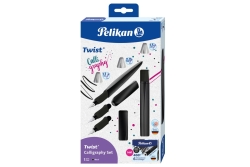 Pelikan Twist Calligraphy Füller P457 Set Black FSB
