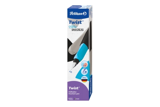Pelikan Twist Color Blo. Füller P457 M Dark FS