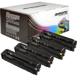 4 Ampertec Toner ersetzt Canon 045H Multipack KCMY