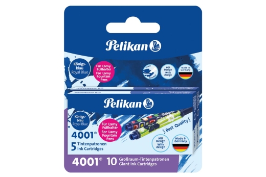 Pelikan Tintenpatrone 4001 LTP/F/5-2/B k.-blau(Folie)