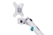 DIGITUS TIS 35 2TFT, 4Gelenke weiß max.10KG mech. Feder
