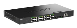 Switch 440mm D-Link DGS-1530-28P 4*SFP+/24*GE PoE retail