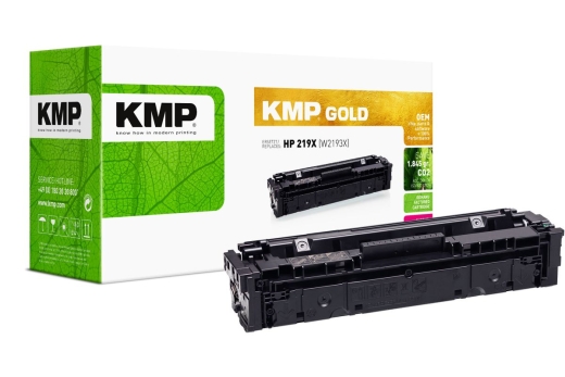KMP GOLD Toner HP 219X (W2193X) magenta 2500 Seiten remanufactured
