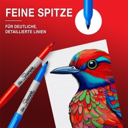 Sharpie Fein Permanent Marker Rundspitze Lila 12er Faltschachtel