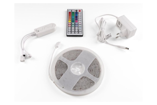 Avide LED Streifen Blister 12V 16W RGB 5m TUYA IR Fernbedi.