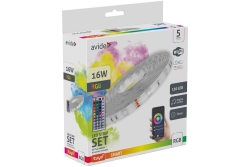 Avide LED Streifen Blister 12V 16W RGB 5m TUYA IR Fernbedi.