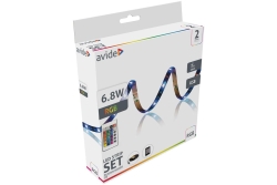 Avide LED Streifen Blister 5V SMD5050 30LED RGB IP65 2m