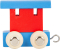 Buchstabenzug Waggon rot & blau